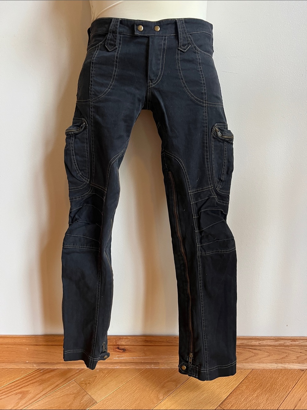 Shawna Hofmann moto festival steam punk dual side zippers to expand leg